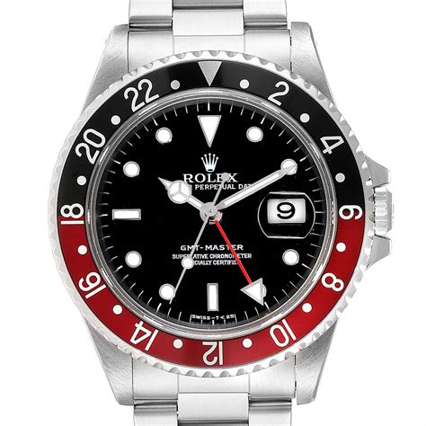 rolex gmt red black bezel|rolex replacement bezel.